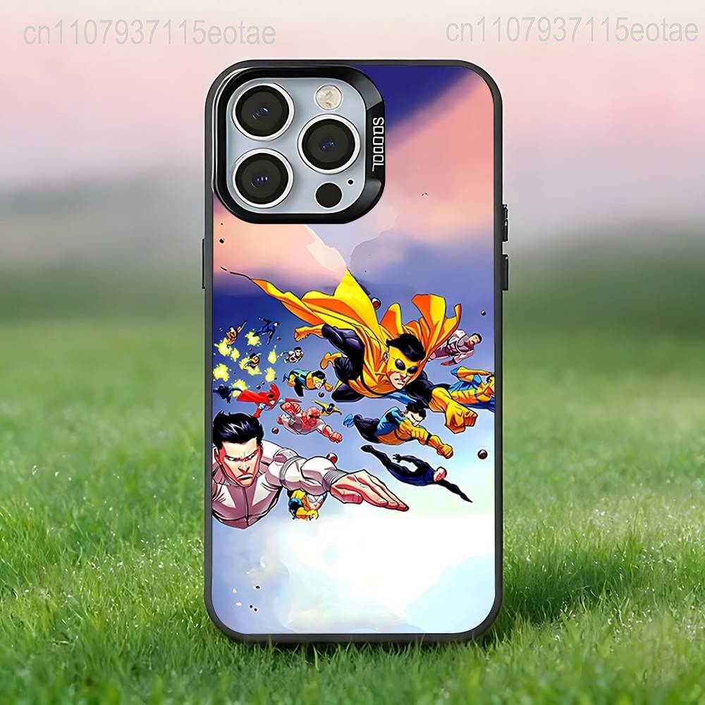 Adult animation l-Invincible Phone Case For iPhone 17,16,15,14,13,12,11,Pro,Max,Plus,E,Air,Mini Anti Fall Black Bumper