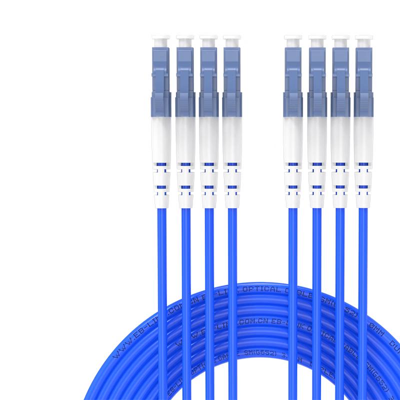 EB-LINK LC-LC Single Mode Armored Fiber Optic Patch Cable