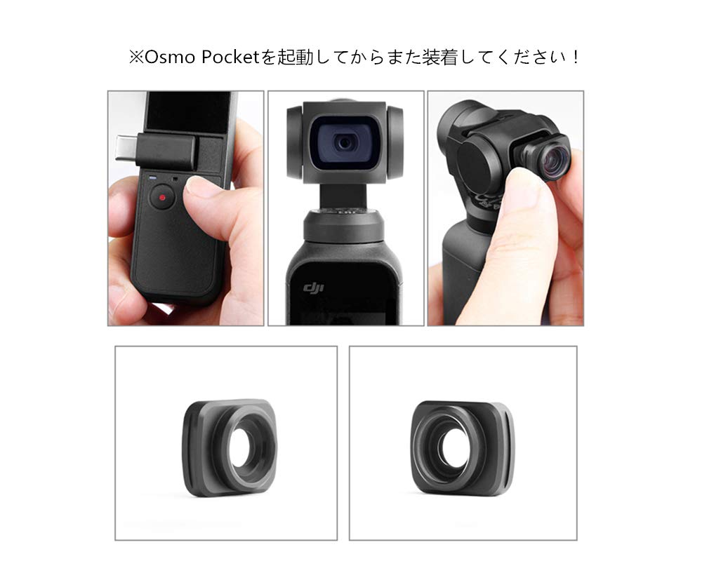 XBERSTAR Lens for DJI OSMO POCKET Camera Lens Designed Specifically for Wide-Angle - Photography.