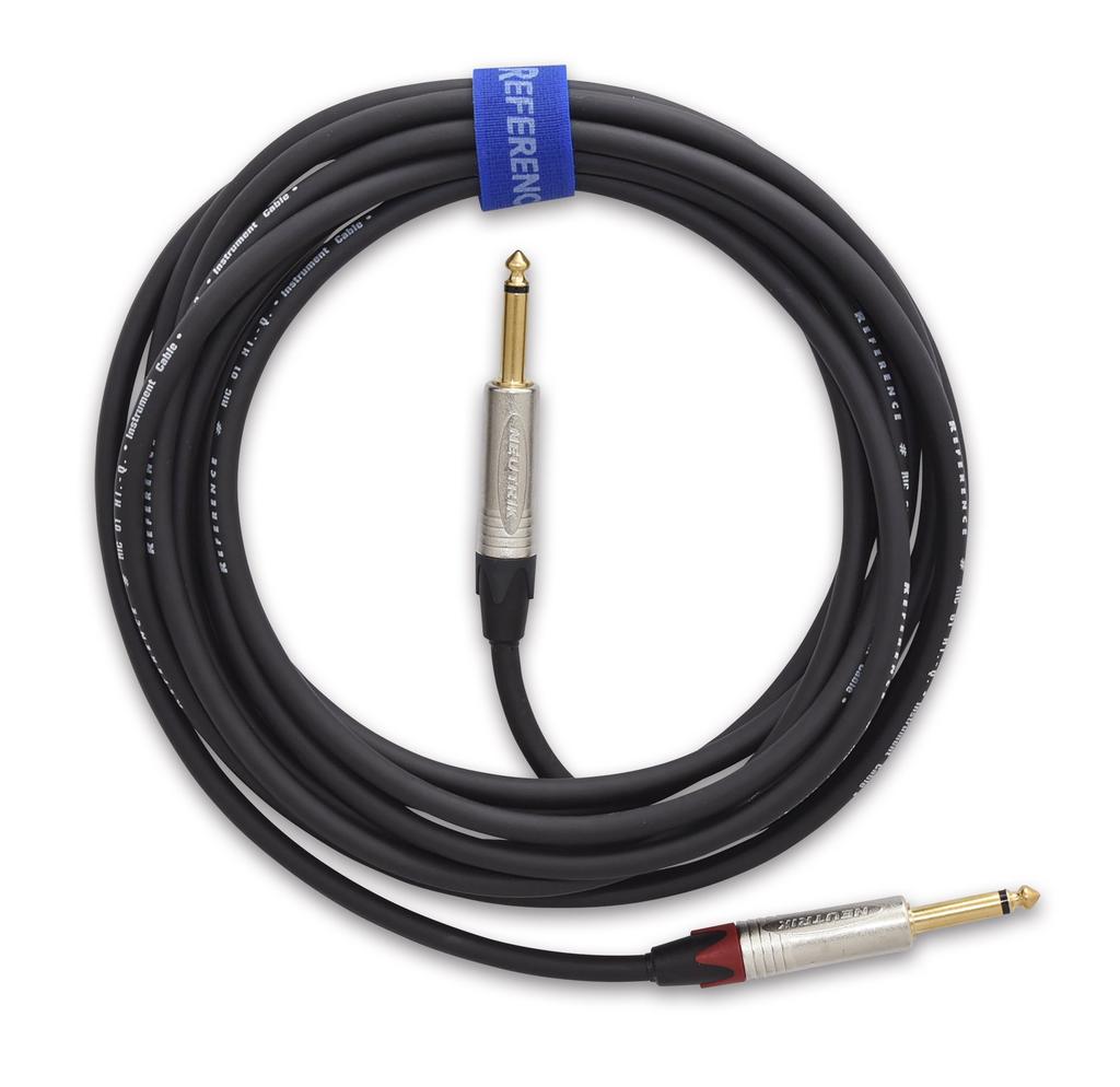 Reference Cables RIC 01 Live 6m Cable, Black, Straight-to-Straight,