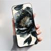 Печатный чехол для телефона Itel A16 / A16PLUS / A23 / ITEL Alpha Lite Funda Мягкий силиконовый черный корпус Чехол с милым цветочным рисунком Capa