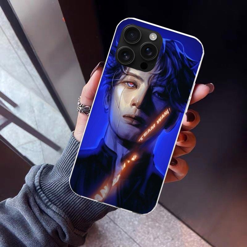 Чехол для телефона певца J-Jackson Wang для iPhone 17 Air 16 15 Pro Max 14 Plus 13 Mini 12 11 Чехол 7 8 SE Силиконовый корпус Печать Fundas
