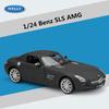 Welly 1/24 Mercedes Benz SLS AMG Сплав Спортивная Модель Литье под Давлением Металл Гоночный Автомобиль Модели Коллекция Игрушка Подарок для Детей