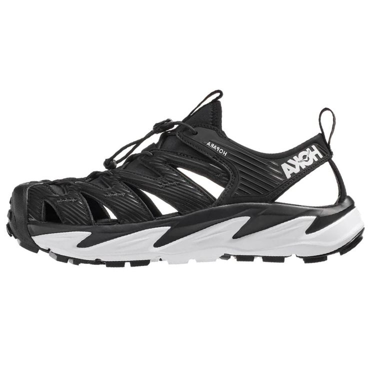 HOKA Hopara Sandal Black White Unisex Sneakers 1123112-BWHT