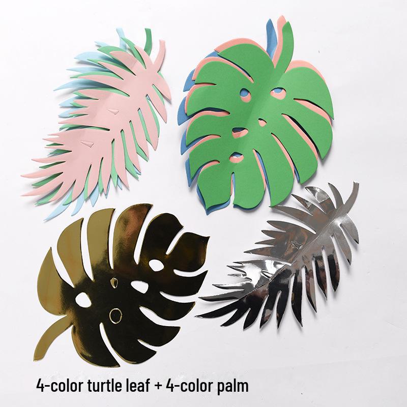 Декор стен в виде листьев и цветов в скандинавском стиле для школьных классов, торговых центров и детских комнат