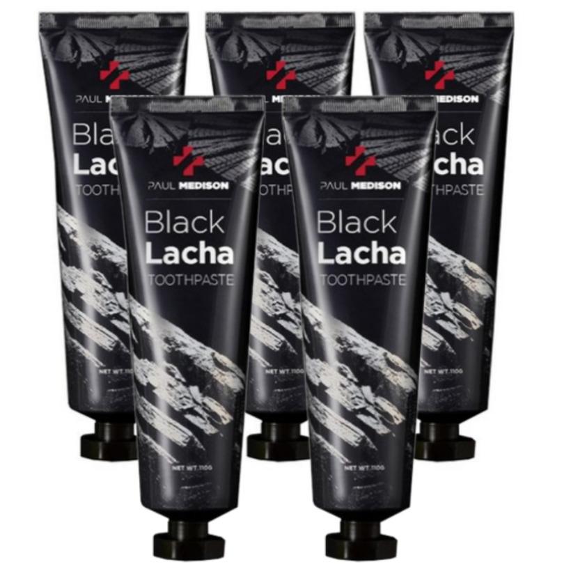 Paul Medison Black Lacha Toothpaste 110g 5ea Korea Beauty