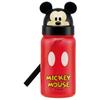 Skater Straw Bottle Die Cut with Straw Water Bottle Mickey Mouse Disney 350ml PBS3STD