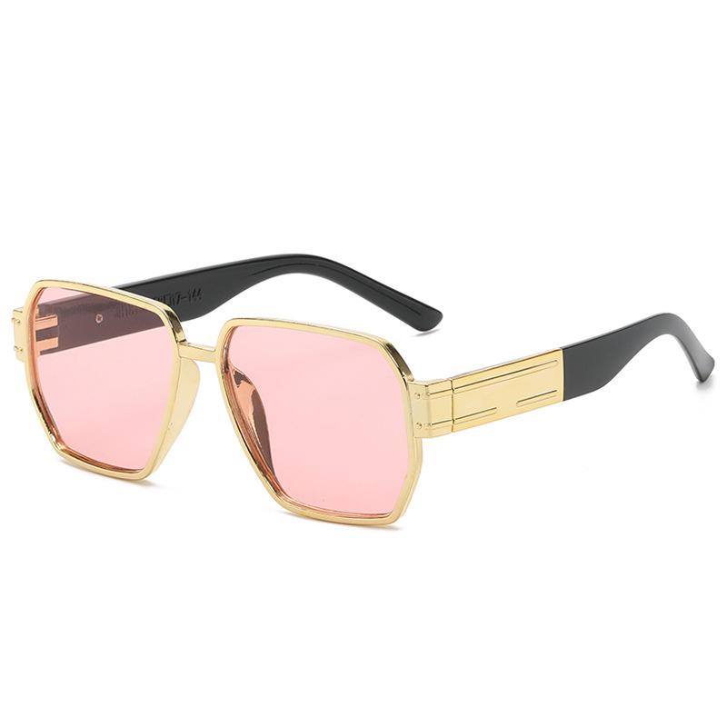 New Fashion Square Oversized Sunglasses Women Big Frame Colorful Sun Glasses Female Unisex Black Shades