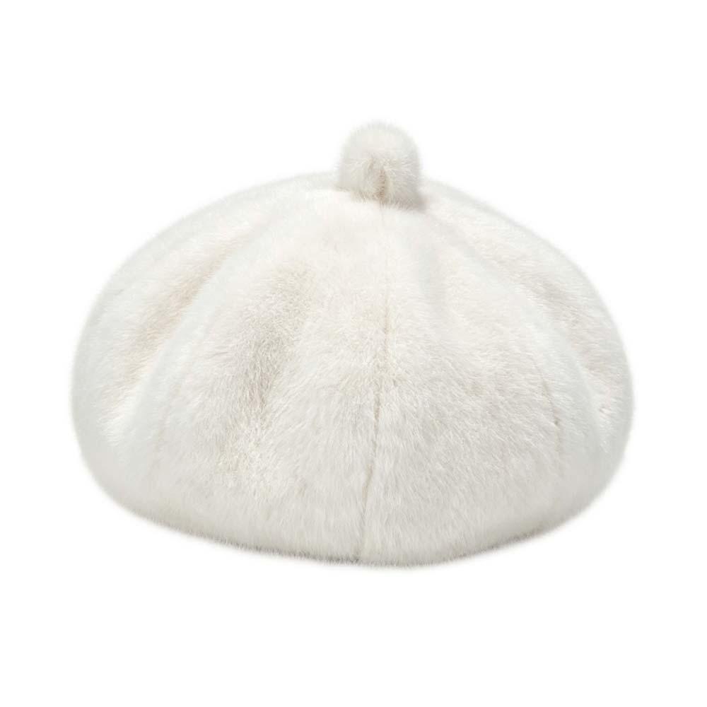 Soft Leopard Print Hat Thickened Pumpkin Painter Cap Winter Warm Bonnet Plush Octagonal Cap Gifts