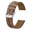 Коричневый кожаный ремешок для часов Horween 19 мм, натуральная кожа, с инструментами для установки,