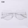 Adults Colorful Candy Color Party Sun Glasses Shades Heart Glasses Heart-shaped Sunglasses
