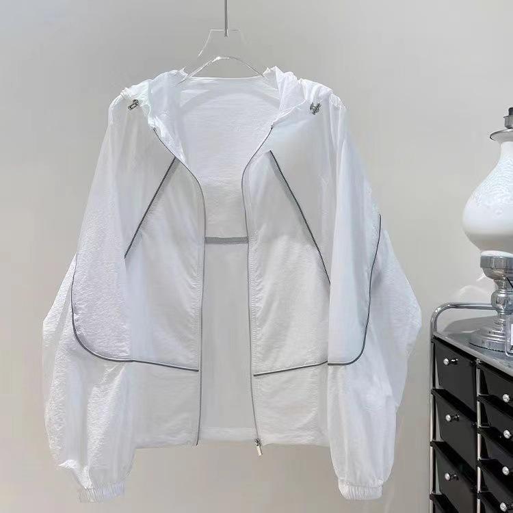 Breathable Sunscreen Clothing Women's Summer Thin Jacket Loose All-match Sunscreen Clothing Air-conditioned Cardigan Jacket