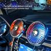 Cooling Portable Mini Fan Radiator Car Air Conditioner Decoration Car Air Vent Clip Fan  Summer