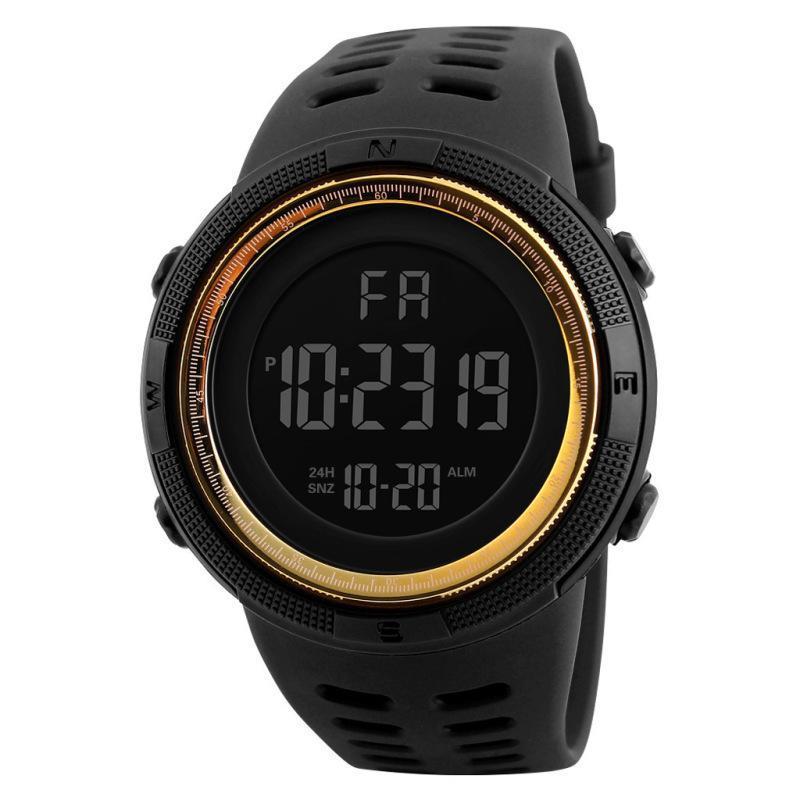 Trendy Unisex Waterproof Alarm Clock High Quality Women Multifunction Watches Digital LED Watch Chrono Outdoor 5Bar Men Military Sport