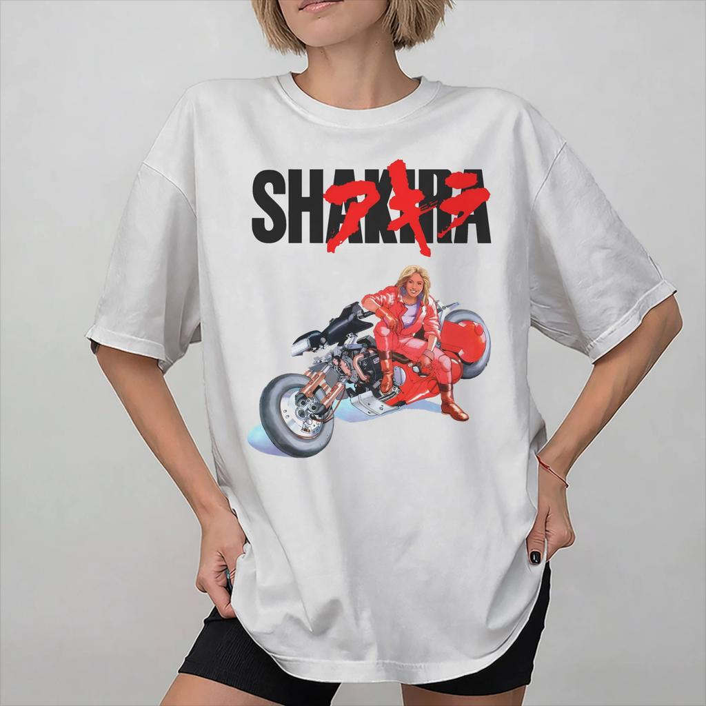 Shakira Las Mujeres Ya No Lloran World Tour Accessories Unisex Women T Shirts Cotton Tee Graphic Printed Tops Tshirt