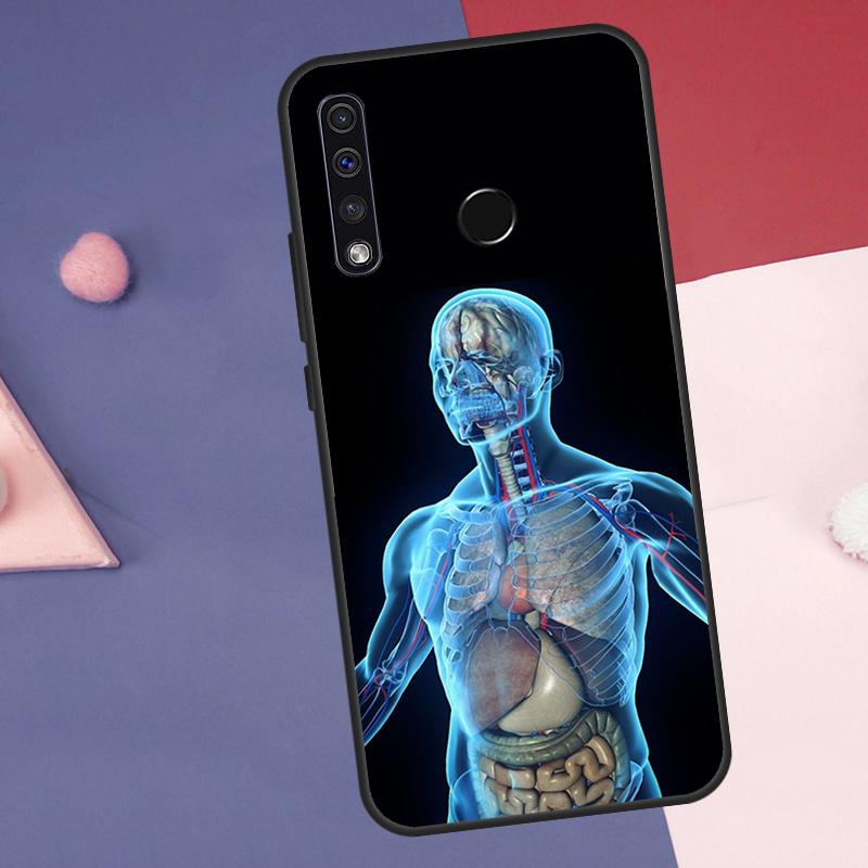 Human Anatomy Case For Huawei Nova 12s 12i 11i 8i 7i Y73 Y70 Y90 Y60 Y72 Y61 Y91 9 10 SE P40 Lite P30 Pro