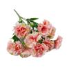Silk Artificial Carnation 11Heads Bush Bouquet High Quality Home Wedding Decor