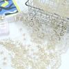 32Cm Bead Lace With Gold Bone Rope Net Bottom Car Bone Lace Lace Dress Curtain Lace Tablecloth Skirt