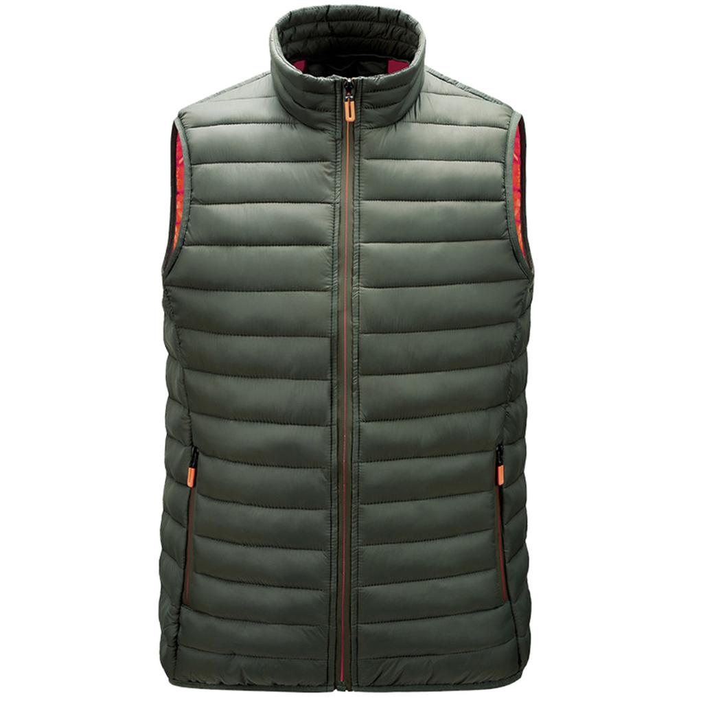 Casual Men'S Vest Men'S Loose Autumn And Winter Warm Down Cotton Vest Coat