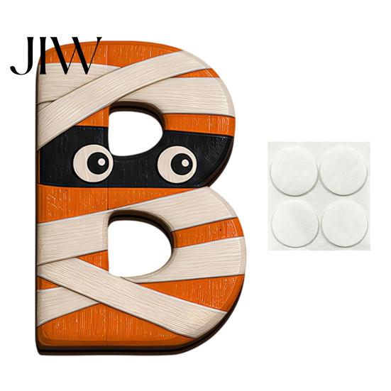 Decorative Wooden Halloween Signs BOO Decoration for Tiered Trays, Creative Independent Boo Letter Blocks Solid Wood Tabletop Centerpieces Party Decor