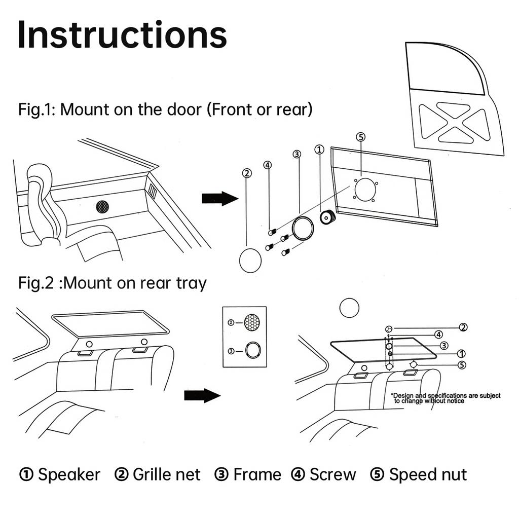 4 шт. 500 Вт Высокоэффективные Мини Купольные Твитеры Профессионального Студийного Качества Высокочастотный Звук Черный