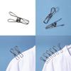 Heavy Duty Stainless Steel Laundry Clips With Antiwind For Indoor Outdoor Drying