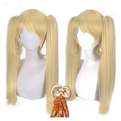 50 см аниме Danganronpa Saionji Hiyoko блондинка с хвостиками парик косплей костюм Dangan Ronpa термостойкие синтетические волосы женские парики