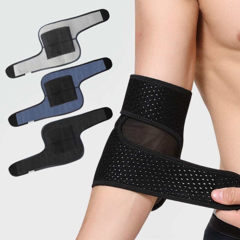 Пружинный налокотник, регулируемые налокотники для тенниса, рукава, накладка на руку, защита локтя, поддержка локтя