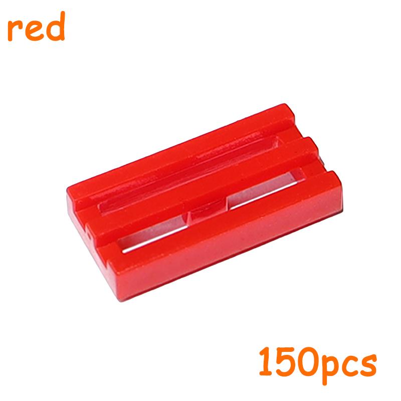2412 30244 Building Blocks 150pcs MOC Parts Brick Tile Modified Special 1 x 2 Grille Assemble Particles