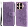 For Xiaomi 15T Pro Case Floral Pattern PU Leather Wallet Stand Phone Cover