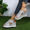 Summer Women's Sandals Fashion All-match Wedge Heel Women Casual Open Toe Sandals Roman Platform Women's Shoes