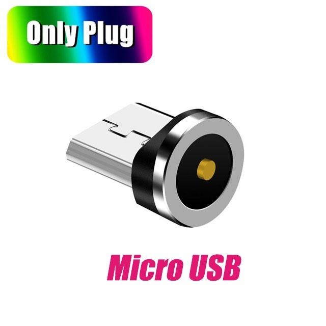 Магнитный штекер кабеля типа C Micro USB Lightning Магнитный зарядный кабель Штекер Магнит Зарядное устройство Штекер шнура