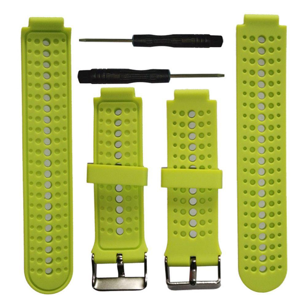 Solid Color Soft Sport Bracelet Strap Wristbands Silicone Watch Band Replacement