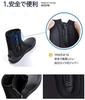 MORGEN SKY Diving Boots, 5mm, Neoprene, for Reef, Mountain Stream, and Fishing, YZ001 (Black, Size 8)