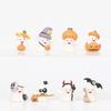 Halloween Pumpkin Ghost Bat Mini Miniature Decoration Ornaments Material Pvc
