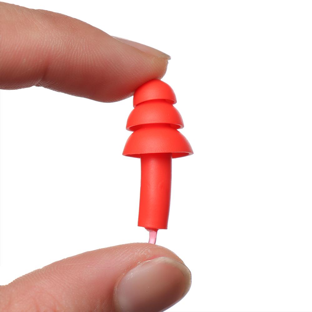 Pool Accessories Soft Silicone Hearing Protection Ear Plugs Swimming Ears Protector Noise Reduction