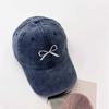 Embroidery Embroidery Bow Baseball Cap Cotton Peaked Cap Apparel Accessories Sun Hat  Men
