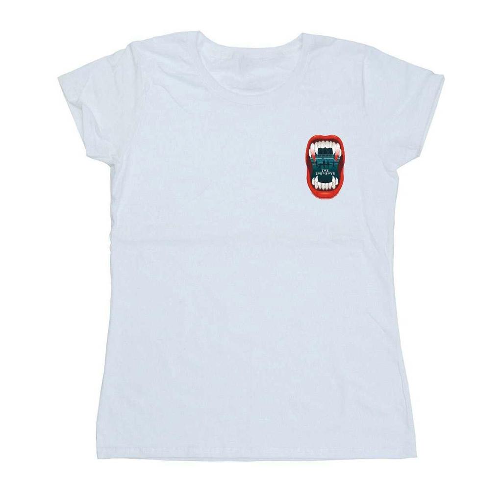 The Lost Boys Womens/Ladies Teeth Pocket Cotton T-Shirt