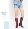 Fashion NEW PVC Ladies Waterproof Rain Boots Women Rubber Breathable Fashion Knee High Anti-slip Rainboots Water Shoes Female