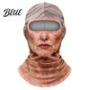 Маска для лица на зиму 3D Старик Лыжная маска Защита шеи Балаклава Зимние головные уборы для активного отдыха Покрытие Гетры Велосипед Мотоцикл Езда