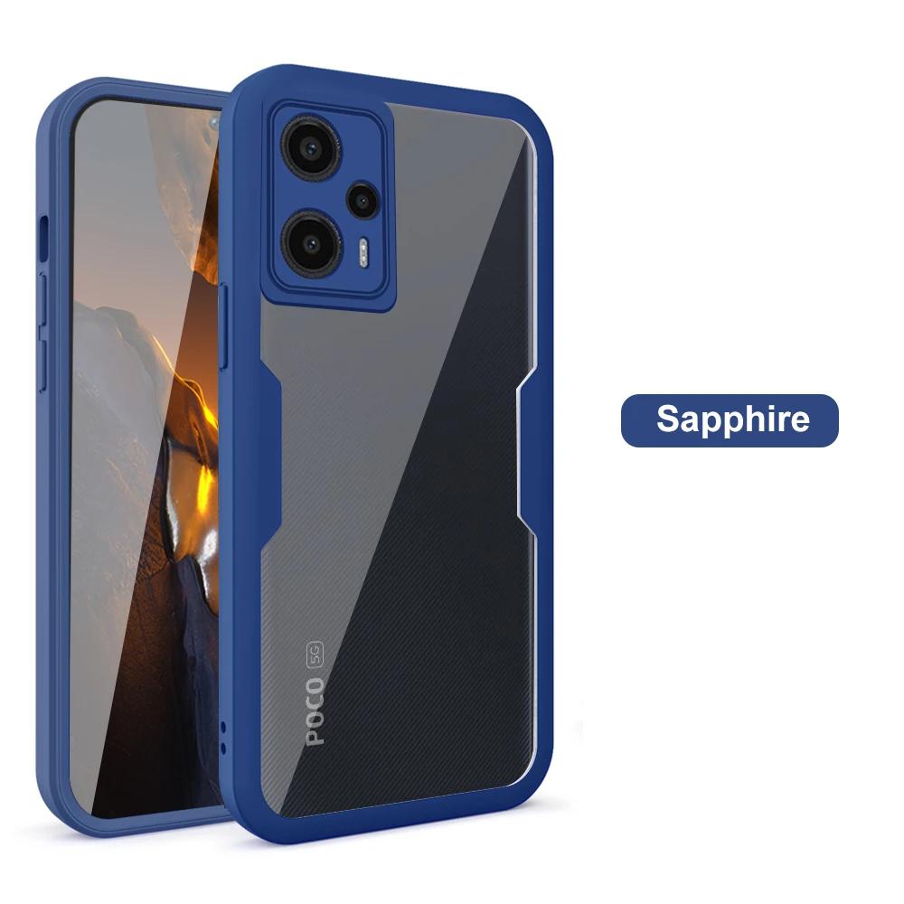 Чехлы с полной защитой 360 для POCO F6 F5 F4 F3 X7 X6 Pro X5 X4 GT X3 NFC M6 M5S M4 M3 Pro 5G, противоударный чехол для телефона