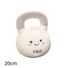 Cute Plush Toy Kettlebell Dumbbell Plush Companion Doll Stuffed Pillow  Birthday Xmas Gifts for Kid