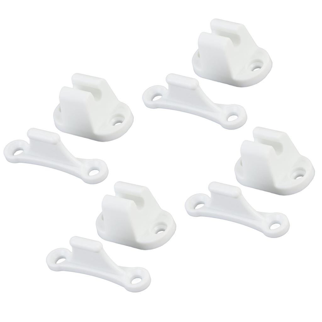 4 Pair RV Door Holder Retainer Nylon Storage Door Catch Latch Clip for Boat Trailer Camping Car