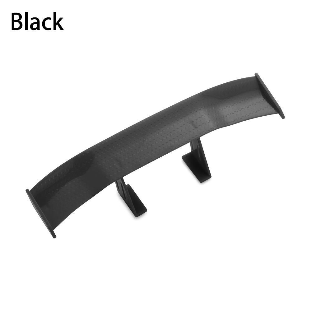 GT Style Mini Wings Carbon Look Tail Wing Auto Styling Decoration Car Rear Spoiler
