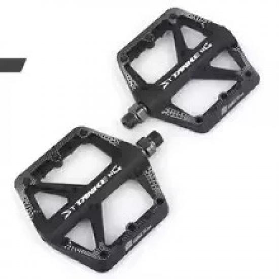 TANKE Bike Pedals Non-Slip Nylon MTB/Road Bicycle Pedals Bearing Cycling Footrest Black/Red/Gray/Orange