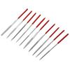 10Pcs Diamond Needle Files Set Great For Deburring Fine Grinding 3×140mm