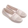 Casual Women's Net Shoes Flat Bottom Breathable Hollow Baotou Hole In the Hole Mother Shoes Nurse Shoes Outdoor Beach Shoes
