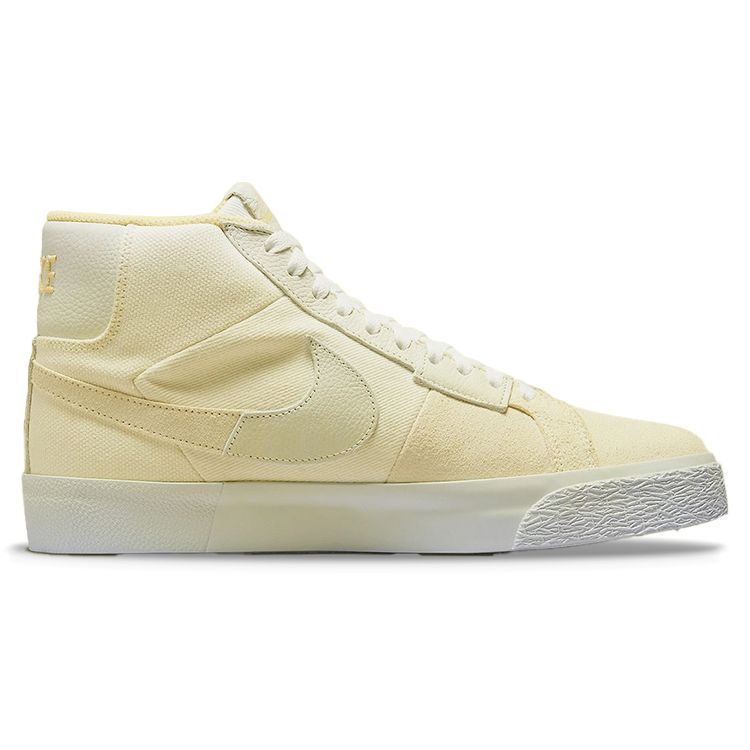 Nike Zoom Blazer Mid Premium SB Lemon Wash Unisex Sneakers Yellow White DR9087-700