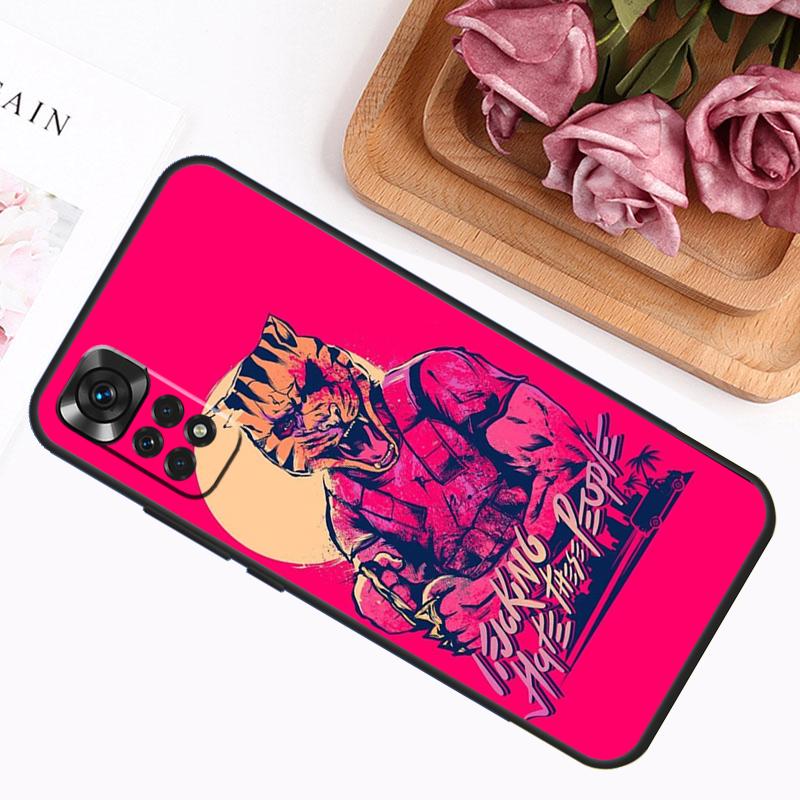 Игровой чехол Hotline Miami для Xiaomi Redmi Note 11 10 9 8 12 Pro Plus 12S 11S 10S 9S Чехол для Redmi 12C 10C 9C
