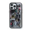 Mechanical Mario phone case for Apple 17, iPhone 16/13, colorful silver case for 15/14 plus, trendy 12, anti-drop
